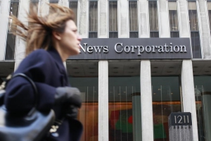 Акции News Corp. рухнули на 8,5% из-за квартальной отчетности